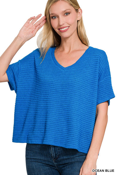 Lucy Textured Top