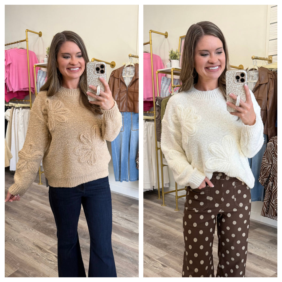 Cozy Petal Sweater
