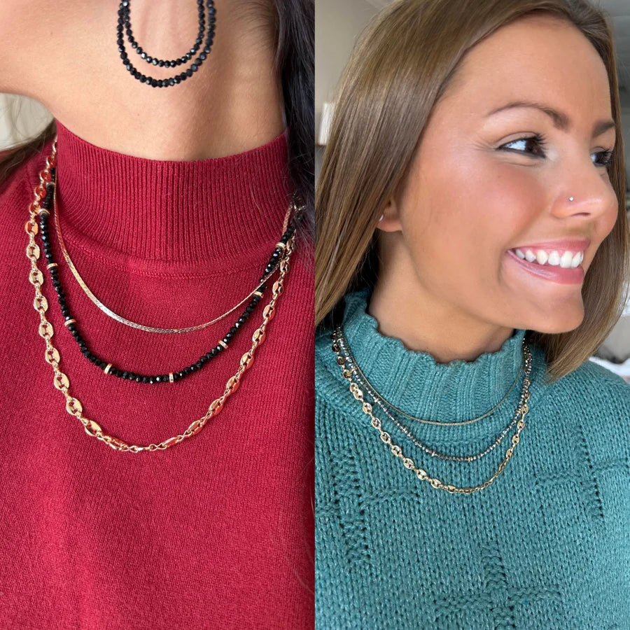 3-Layer Staple Necklace