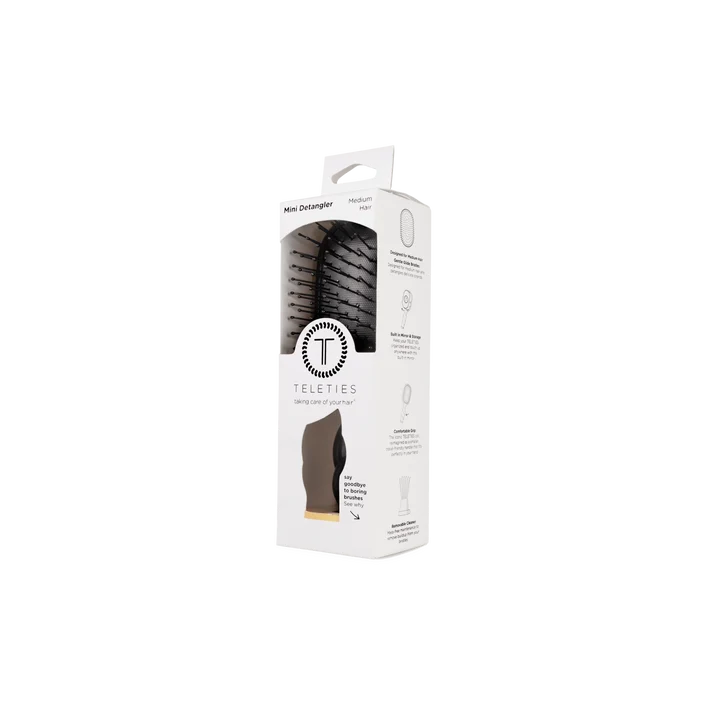 Teleties Mini Detangler Hair Brush for Medium Hair