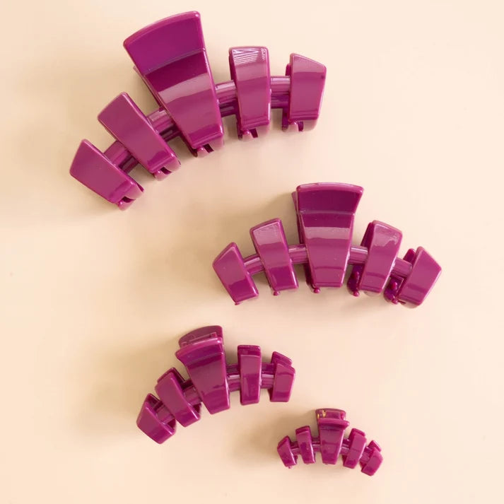 Teleties Classic Mulberry Claw Clip