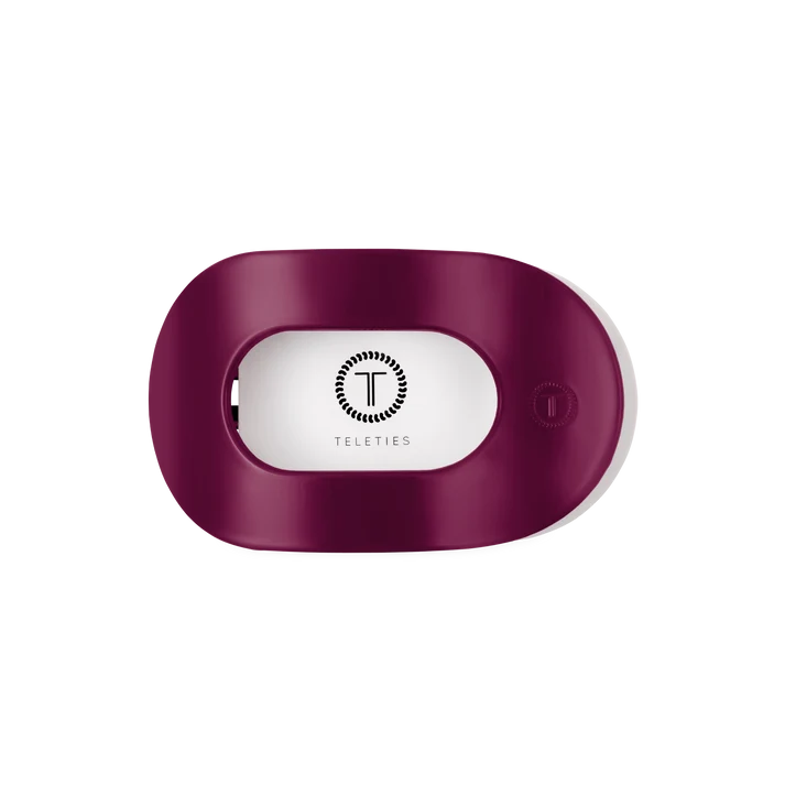 Teleties Mulberry Flat Round Hair Clip