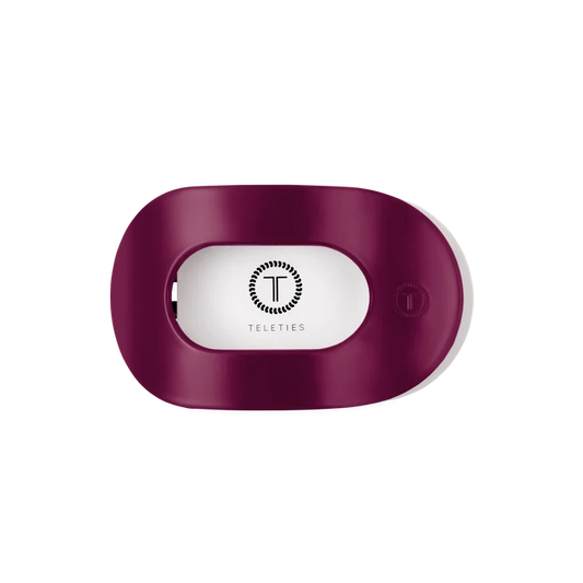 Teleties Mulberry Flat Round Hair Clip