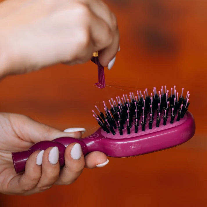 Teleties Mini Boar Bristle Hair Brush