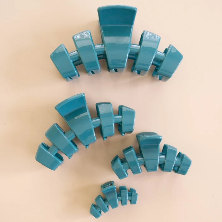 Teleties Classic Teal With It Claw Clip