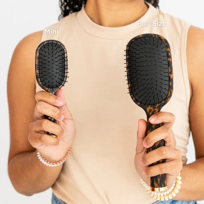 Teleties Mini Detangler Hair Brush for Medium Hair