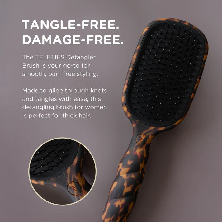 Teleties Detangler Brush for Medium Hair