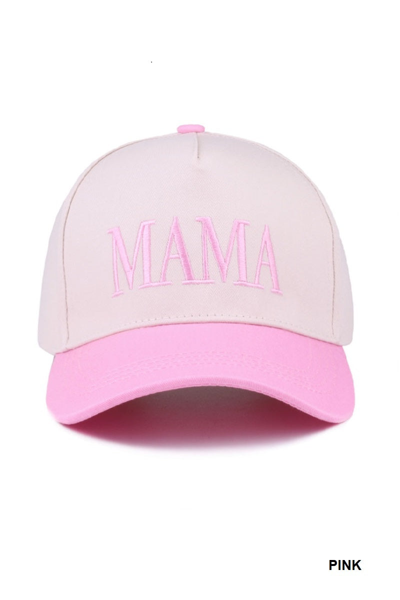 MAMA Two-Tone Canvas Hat