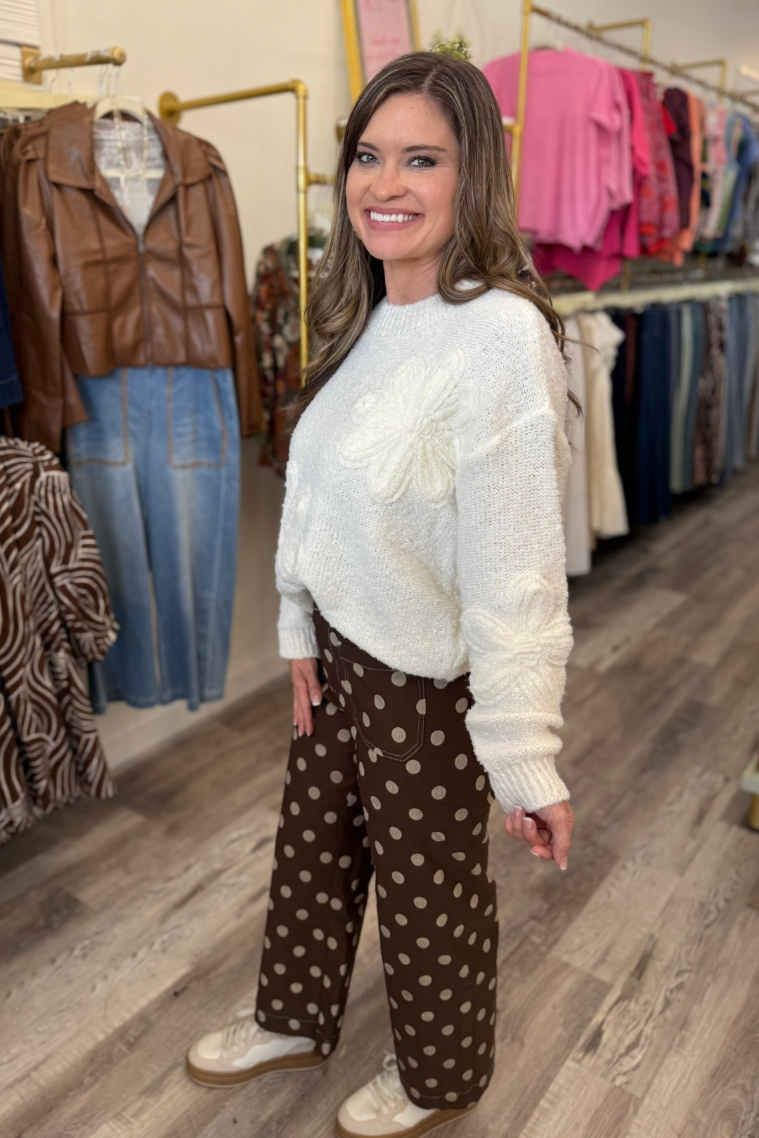 Cozy Petal Sweater