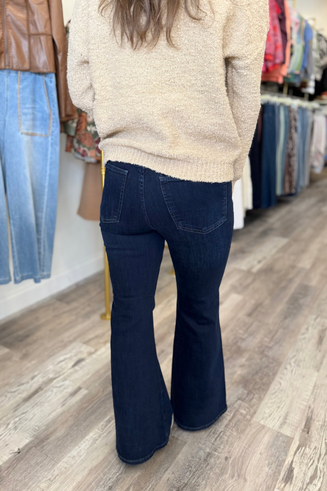 Judy Blue Petite Charolette Flare Jeans