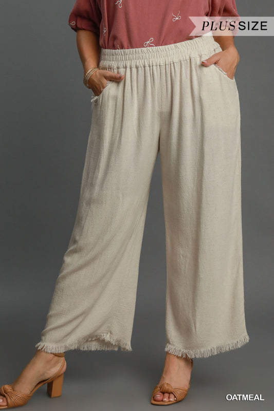 Dress Me Up Linen Pants - Curvy