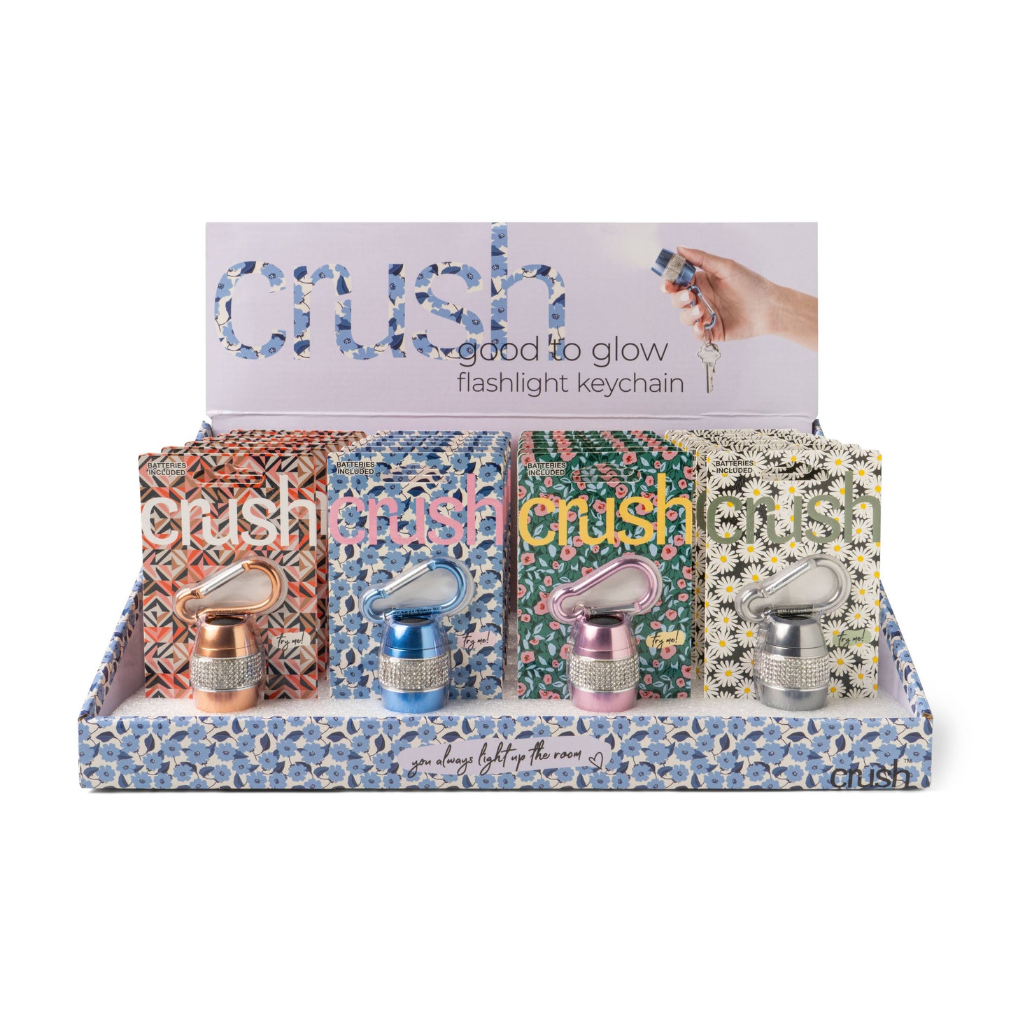 Crush Good To Glow Keychain Flashlight