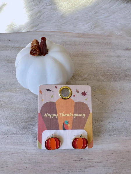 Mini Pumpkin Perfect Studs