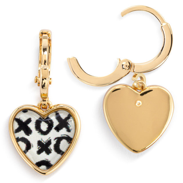 Art Heart Earrings- FINAL SALE