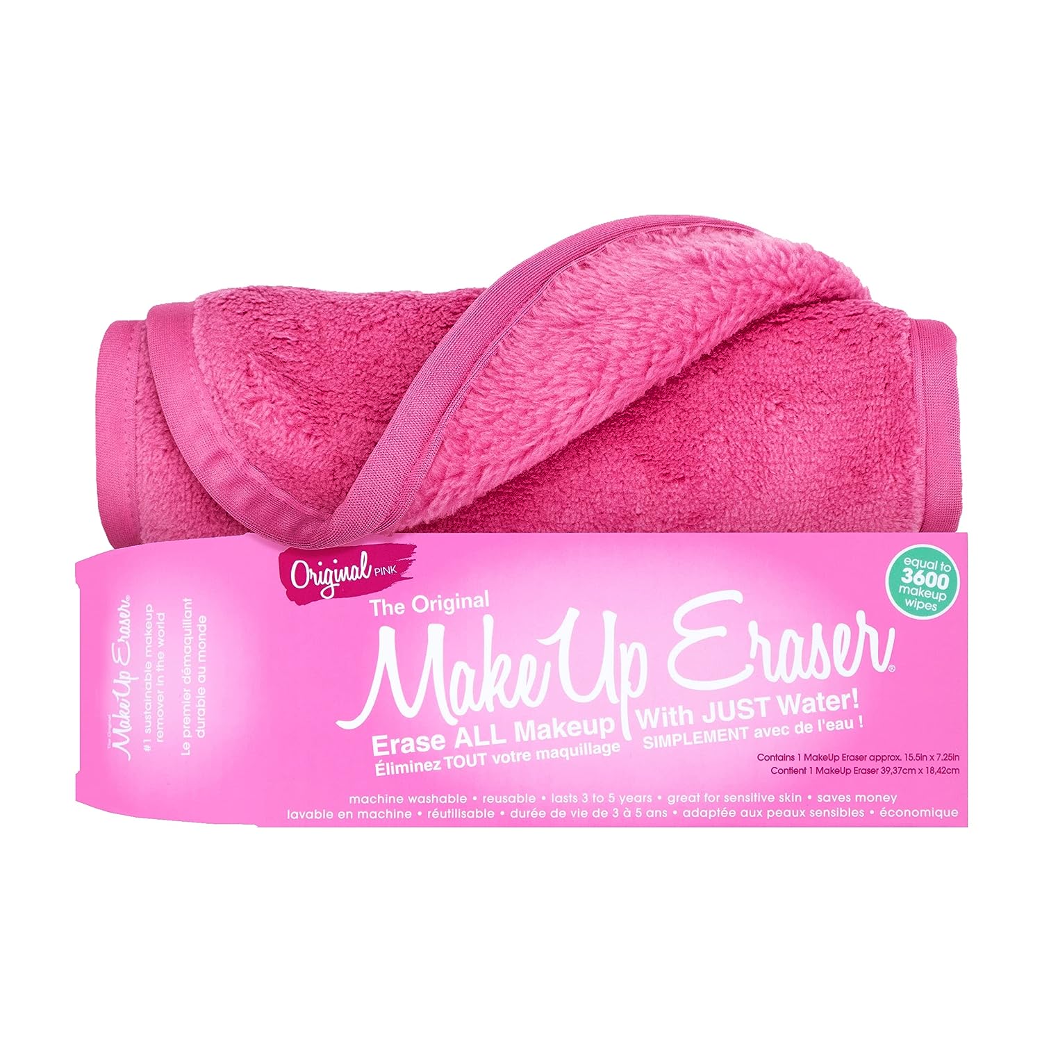 Original Pink Luxe MakeUp Eraser- Luxe Size