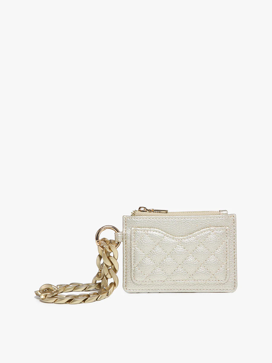 Rhodes Quilted Bangle Wristlet