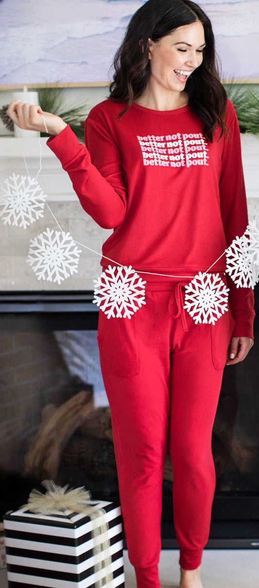Better Not Pout Pajama Set