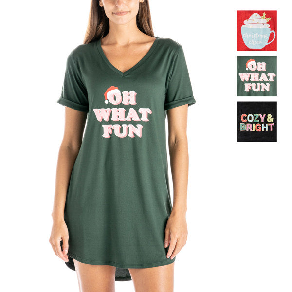 Hello Mello Holiday Sleep Shirts