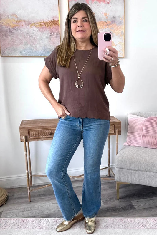 Espresso Edge Top - CURVY