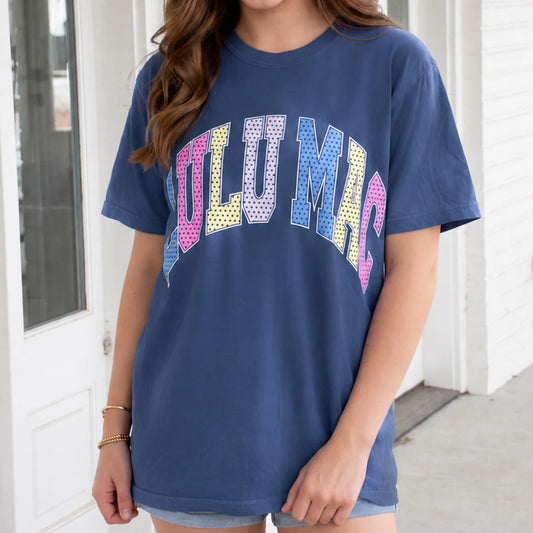 Lulu Mac Multicolor Polka Dot Tee