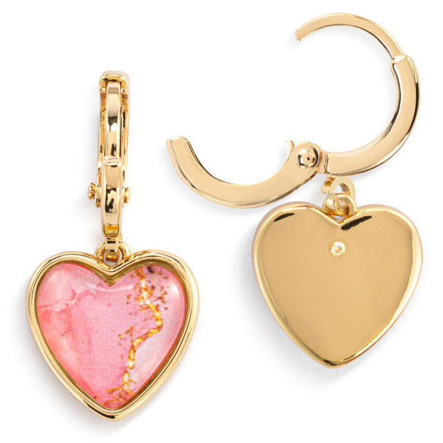 Art Heart Earrings- FINAL SALE